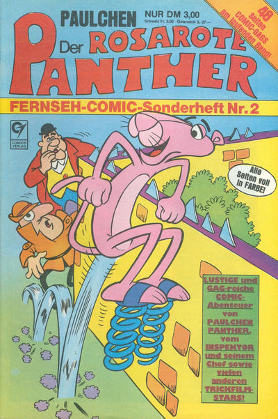 Cover for Der Rosarote Panther Fernseh-Comic-Sonderheft (Condor, 1986 series) #2