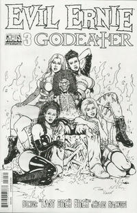 Cover Thumbnail for Evil Ernie: Godeater (Dynamite Entertainment, 2016 series) #3 [Cover C Retailer Incentive B&W]