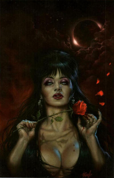 Cover for Elvira Mistress of the Dark (Dynamite Entertainment, 2018 series) #7 [Virgin Art Cover Lucio Parrillo]