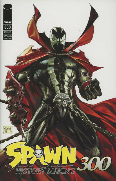 Cover for Spawn (Image, 1992 series) #300 [Second Printing]