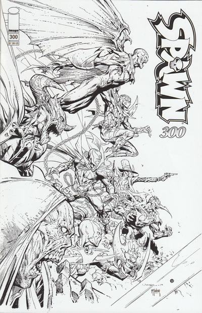 Cover for Spawn (Image, 1992 series) #300 [Cover P]