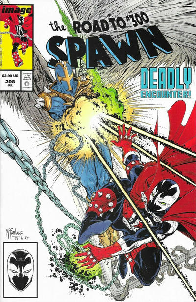 Cover for Spawn (Image, 1992 series) #298 [Second Printing]