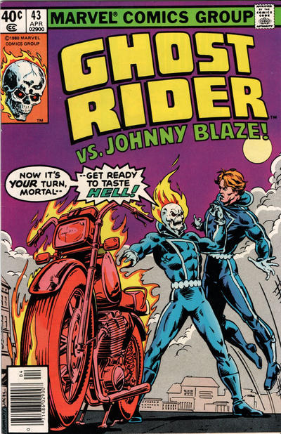 Cover for Ghost Rider (Marvel, 1973 series) #43 [Newsstand]