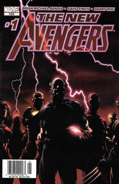 Cover for New Avengers (Marvel, 2005 series) #1 [Newsstand]