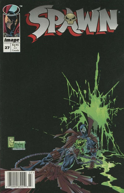 Cover for Spawn (Image, 1992 series) #27 [Newsstand]