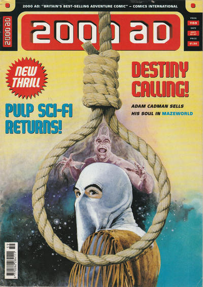 Cover for 2000 AD (Egmont Fleetway Ltd, 1996 series) #1159 [2nd printing (without CD Rom)]