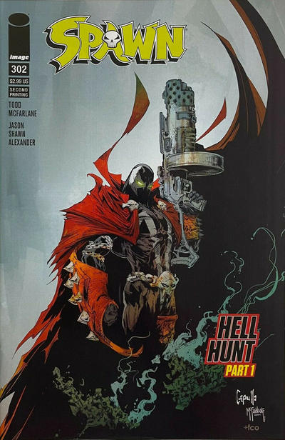 Cover for Spawn (Image, 1992 series) #302 [Second Printing]