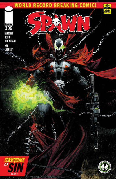 Cover for Spawn (Image, 1992 series) #309 [Cover C]