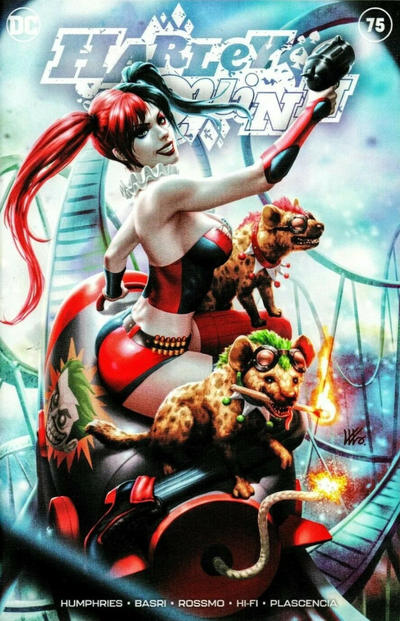 Cover for Harley Quinn (DC, 2016 series) #75 [Comics Elite Kendrick Lim Trade Dress Cover]