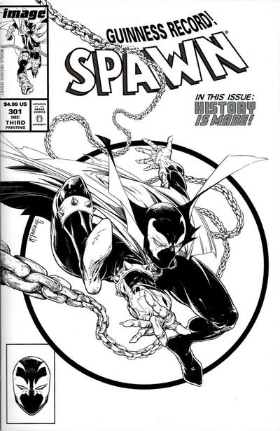 Cover for Spawn (Image, 1992 series) #301 [Third Printing]