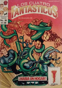 Cover Thumbnail for Los Cuatro Fantásticos (Novedades, 1980 series) #86
