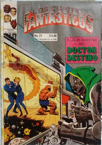 Cover Thumbnail for Los Cuatro Fantásticos (Novedades, 1980 series) #21