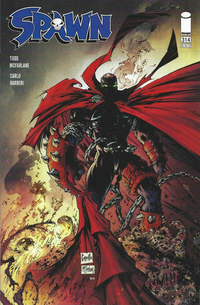 Cover for Spawn (Image, 1992 series) #314 [Cover B]