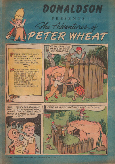 Cover for The Adventures of Peter Wheat (Peter Wheat Bread and Bakers Associates, 1948 series) #17 [Donaldson]