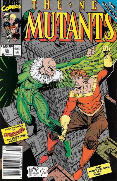 Cover for The New Mutants (Marvel, 1983 series) #86