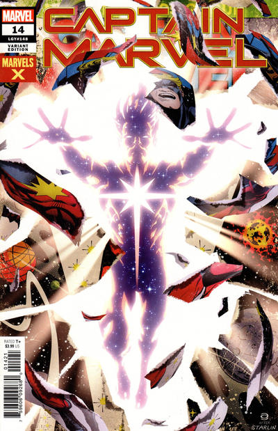 Cover for Captain Marvel (Marvel, 2019 series) #14 (148) [Alex Garner 'Marvels X']
