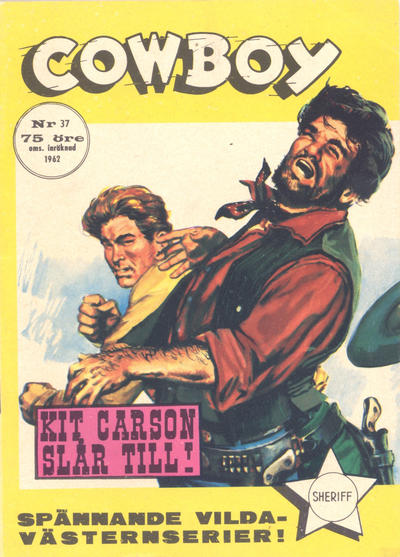 Cover for Cowboy (Centerförlaget, 1951 series) #37/1962
