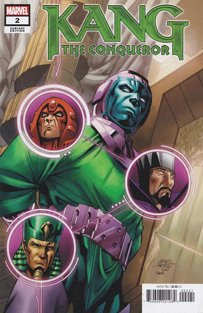 Cover for Kang the Conqueror (Marvel, 2021 series) #2 [Second Printing - Carlos Magno]