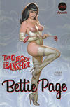 Cover for Bettie Page and the Curse of the Banshee (Dynamite Entertainment, 2021 series) #5 [Cover B Joseph Michael Linsner]