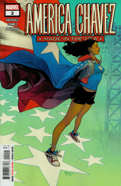Cover for America Chavez: Made in the USA (Marvel, 2021 series) #2