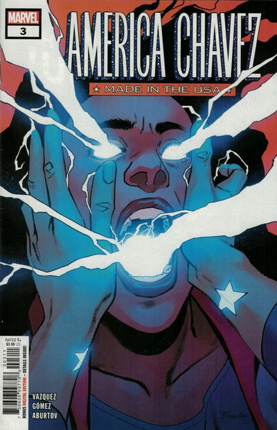 Cover for America Chavez: Made in the USA (Marvel, 2021 series) #3