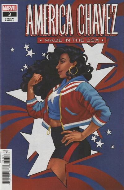 Cover for America Chavez: Made in the USA (Marvel, 2021 series) #3 [Betsy Cola Cover]