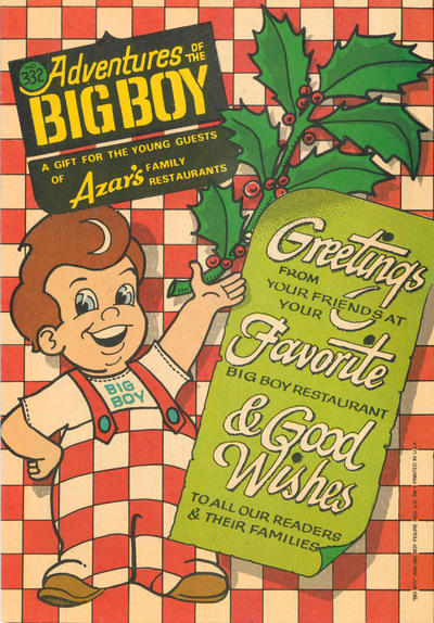 Cover for Adventures of the Big Boy (Webs Adventure Corporation, 1957 series) #332 [Azar's Family Restaurants]