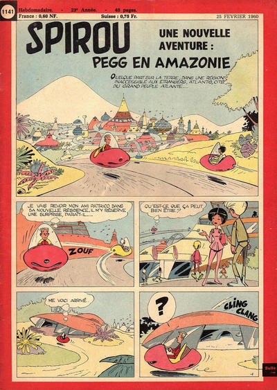 Cover for Spirou (Dupuis, 1947 series) #1141