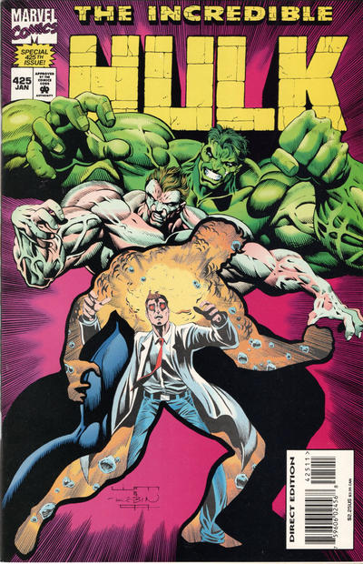Cover for The Incredible Hulk (Marvel, 1968 series) #425 [Direct Non Enhanced]