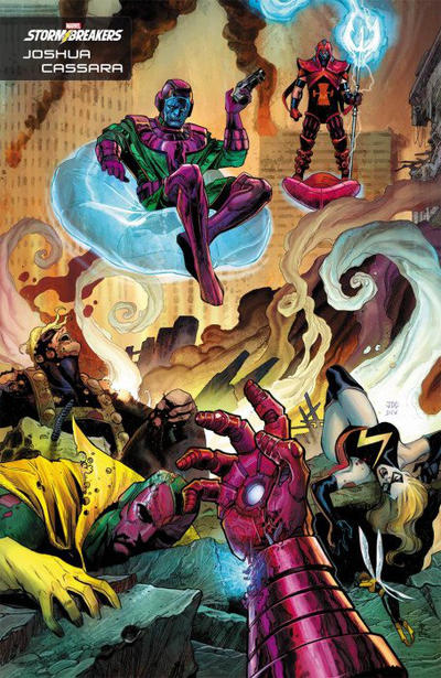 Cover for Kang the Conqueror (Marvel, 2021 series) #1 [Juann Cabal 'Stormbreakers']