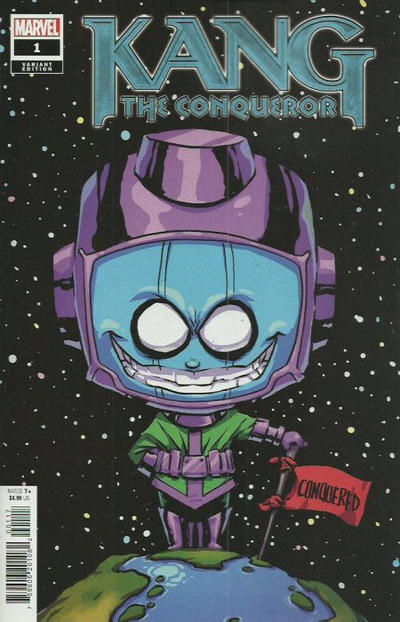 Cover for Kang the Conqueror (Marvel, 2021 series) #1 [Peach Momoko 'Stormbreakers']