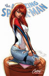 Cover for Amazing Spider-Man (Marvel, 2018 series) #14 (815) [J. Scott Campbell Store Exclusive - Mary Jane]