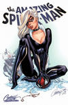 Cover for Amazing Spider-Man (Marvel, 2018 series) #14 (815) [J. Scott Campbell Store Exclusive - Black Cat]
