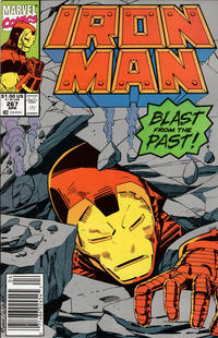 Cover for Iron Man (Marvel, 1968 series) #267 [Newsstand]