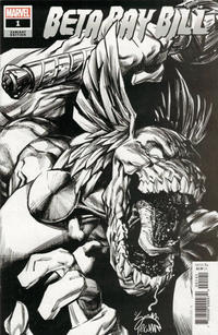 Cover Thumbnail for Beta Ray Bill (Marvel, 2021 series) #1 [Ryan Stegman Black and White Cover]