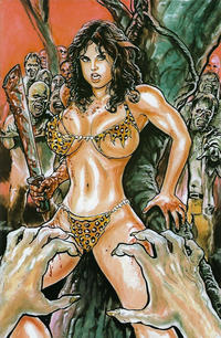 Cover Thumbnail for Cavewoman: The Zombie Situation (Amryl Entertainment, 2015 series) #2 [Cover B - Special Edition Devon Massey]