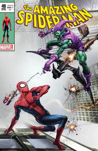 Cover for Amazing Spider-Man (Marvel, 2018 series) #49 (850) [Variant Edition - Clayton Crain Exclusive - Cover C]