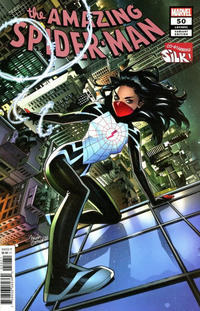 Cover for Amazing Spider-Man (Marvel, 2018 series) #50 (851) [Variant Edition - Belen Ortega Cover]