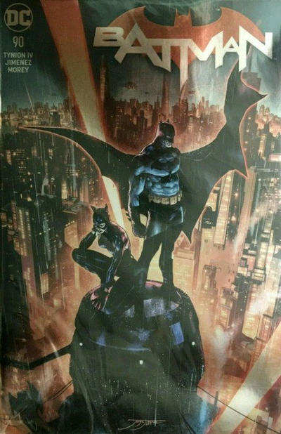 Cover for Batman (DC, 2016 series) #90 [Convention Exclusive Foil Cover]