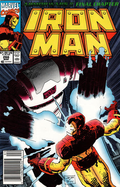 Cover for Iron Man (Marvel, 1968 series) #266 [Newsstand]