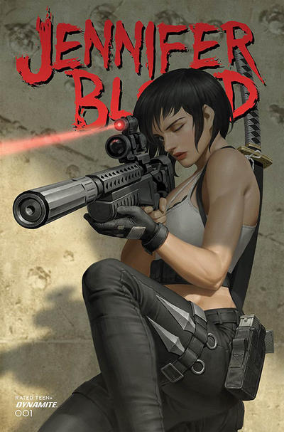 Cover for Jennifer Blood (Dynamite Entertainment, 2021 series) #1 [Cover D Junggeun Yoon]