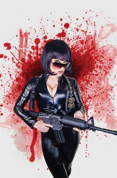 Cover for Jennifer Blood (Dynamite Entertainment, 2021 series) #1 [Cover K Virgin Cosplay Cover]