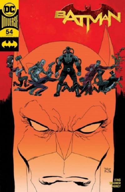 Cover for Batman (DC, 2016 series) #54 [DC Boutique Tim Sale Gold Foil Cover]