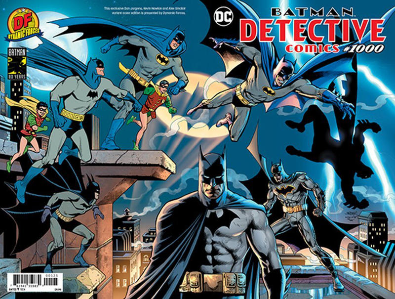Cover for Detective Comics (DC, 2011 series) #1000 [Dynamic Forces Exclusive Dan Jurgens Wraparound Pure Pencil Sketch Edition Cover]