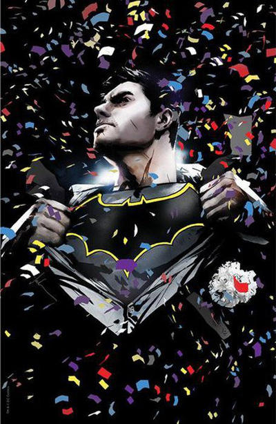 Cover for Batman (DC, 2016 series) #50 [Forbidden Planet / Jetpack Comics Jock "Confetti" Virgin Cover]