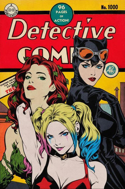 Cover for Detective Comics (DC, 2011 series) #1000 [Artgerm Collectibles Exclusive Stanley "Artgerm" Lau Vintage Cover B]
