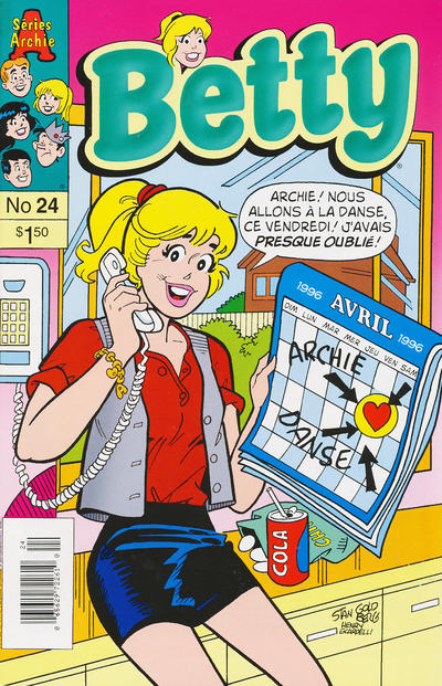 Cover for Betty (Editions Héritage, 1993 series) #24