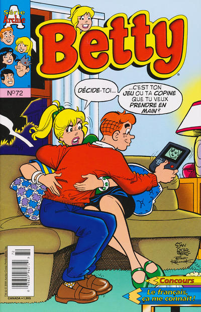 Cover for Betty (Editions Héritage, 1993 series) #72