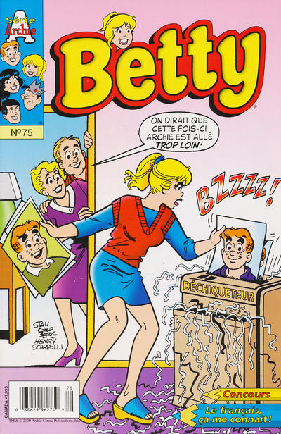Cover for Betty (Editions Héritage, 1993 series) #75