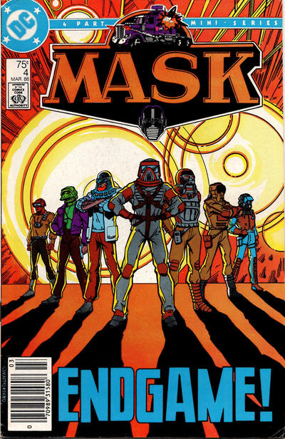 Cover for MASK (DC, 1985 series) #4 [Newsstand]